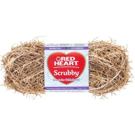 Red Heart Almond Scrubby Yarn 12/Pk 12 Pack