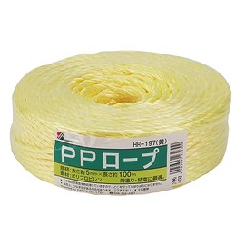 三友 Industry PP Rope Yellow HR – 197 5 mm X 100 m