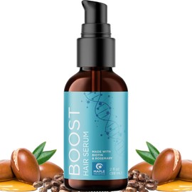 Maple Holistics Biotin Hair Growth Serum - Serum Espesante Capilar Romero Con Cafeína De Menta Y Aceite De Ricino Negro Para El Crecimiento Del Cabello - Serum Voluminizador Para El Crecimien