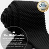 WANDM Men's Pointed Knit Tie Necktie Width 2.75 inches Washable