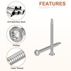 DTGN #8x2 Pan Head Self Drilling Screws - 50Pack -