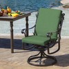 Arden Selections Outdoor Midback Chair Cushion, 18 x 16.5, Water