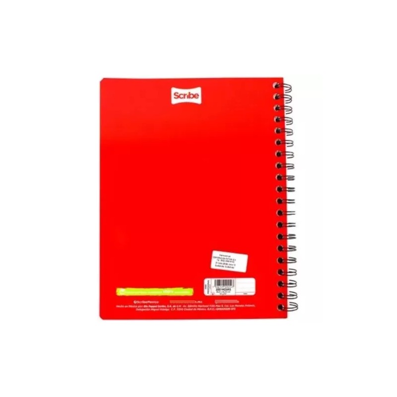 Scribe 10 Cuadernos Profesional Scribe Doble Espiral C/ Grande 7
