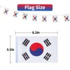 South Korea Flags Korean Small String Flag Banner Mini National