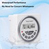 DC/AC 24V Digital Gate Timer Switch - Programmable, Accurate-to-The-Second Control