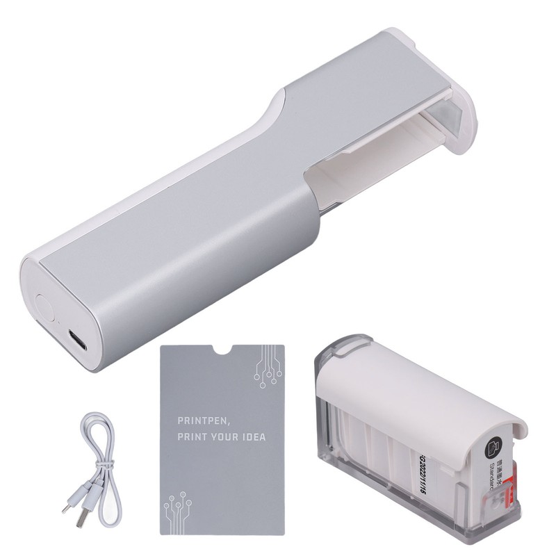 Handheld Printer Rechargeable Inkjet Print Machine Mobile Printer for DIY