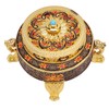 Trinket Incense Burner with Lid Handcraft Antique Polished Process for