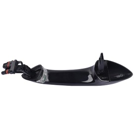 Front Right Black Outer Door Handle Compatible with 5 6 7 Series F07 F10 F11 F12 F13 F01 F02 F03, Replacement for 51217231932