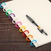PATIKIL 2.8 cm OD 2 cm ID Loose Leaf Rings,
