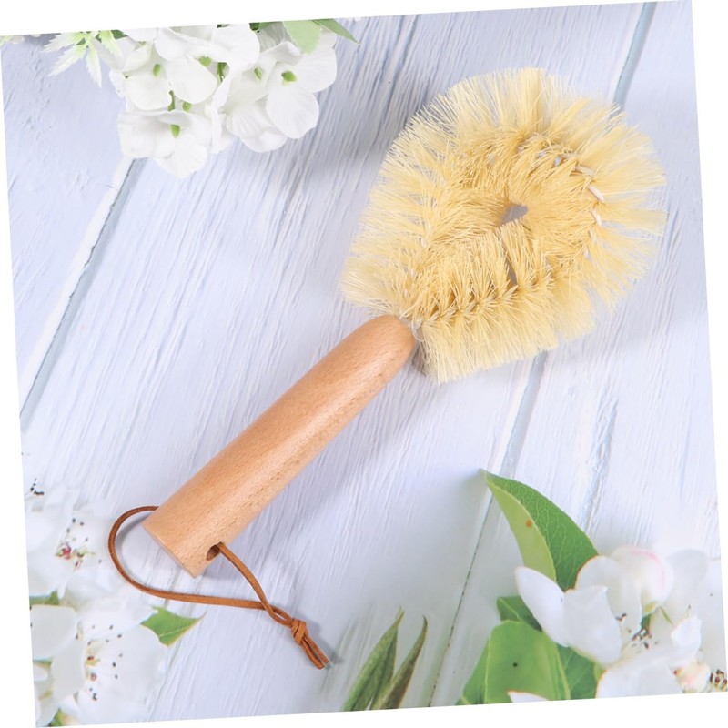 Ipetboom Dry Brushing Cleaning Brush Pot Brush Household Wooden Bath