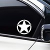 Military Star Vinyl Stickers 2-Pack – Waterproof Removable Car Decals