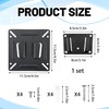 14-27 Inch Universal Camper Small TV Wall Mount Sets Black