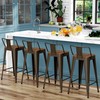 WENTMENT Bar Stools Set of 4 Counter Height Bar Stools