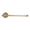 Antique Brass Bathroom Towel Holder Rack Single Pole Bar Clothes