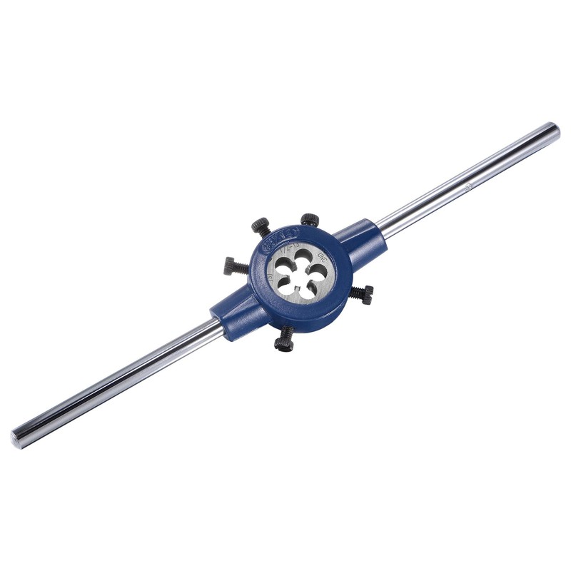 uxcell Round Die Stock Handle Wrench Set, 1/2-13 UNC Threading