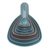 Chef Aid Contain Nesting Mixing and Measuring Set, Blue and