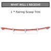 Chrome Fairing Scoop Trim- PSLER Fairing Scoop Trim for Goldwing