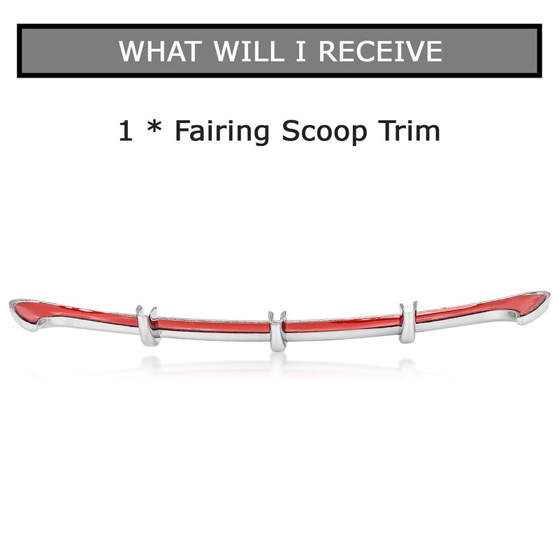 Chrome Fairing Scoop Trim- PSLER Fairing Scoop Trim for Goldwing