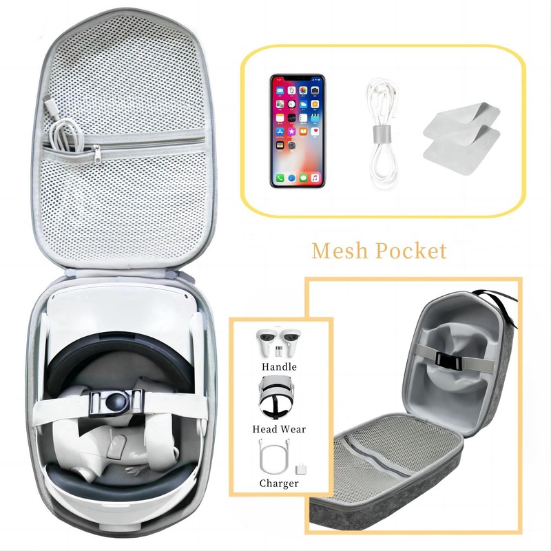 Estuche de Transporte VR para Accesorios 2, Estuche de Viaje