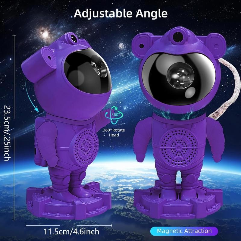 Astronaut Design Star Projector Lights, Galaxy-Projector Light with BT Speaker,