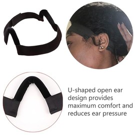 Diadema Elástica Ajustable Sin Orejas para Pelucas – Paquete de 3 Diademas Elásticas para Pelucas con Frontal de Encaje, Cómodas, Antideslizantes Y Si