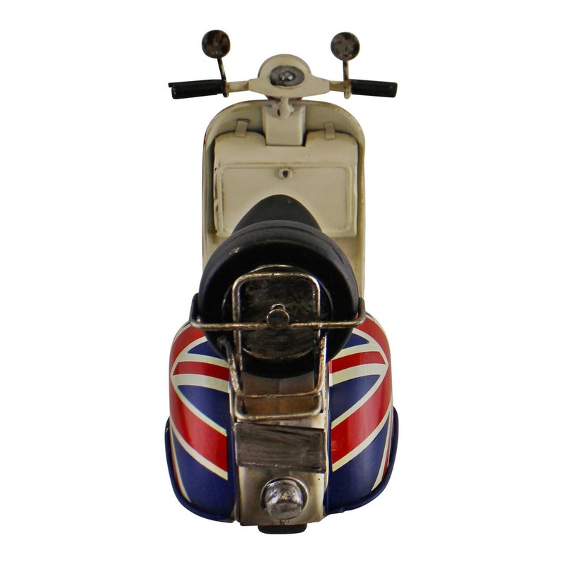 SIL Metal Art Tin Model - White + Union Jack