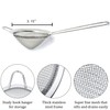Timkumon Fine Mesh Strainers, Small Stainless Steel Cone Strainer for