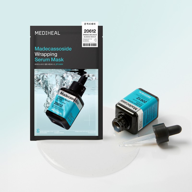 Mediheal Wrapping Serum Mask Madecassoside, 10 Sheets, 1 Count