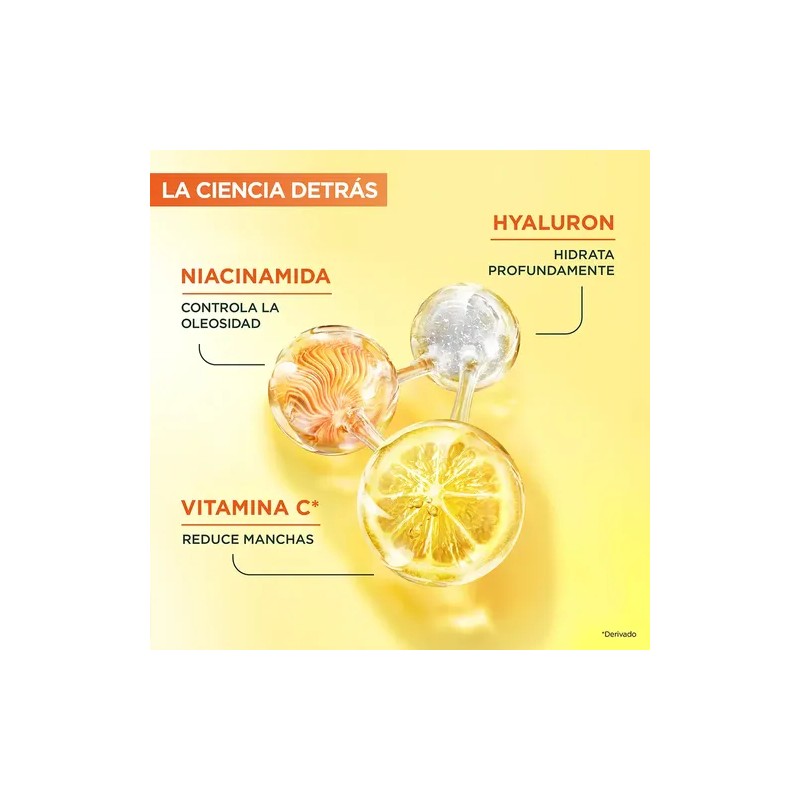Gel hidratante con vitamina C Garnier Skin Active de 50mL