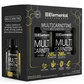 Elemental L Carnitina  CLA 500mg  L-Carnitine  CLA Energy Duo Pack, 120 Capsules                                                                      