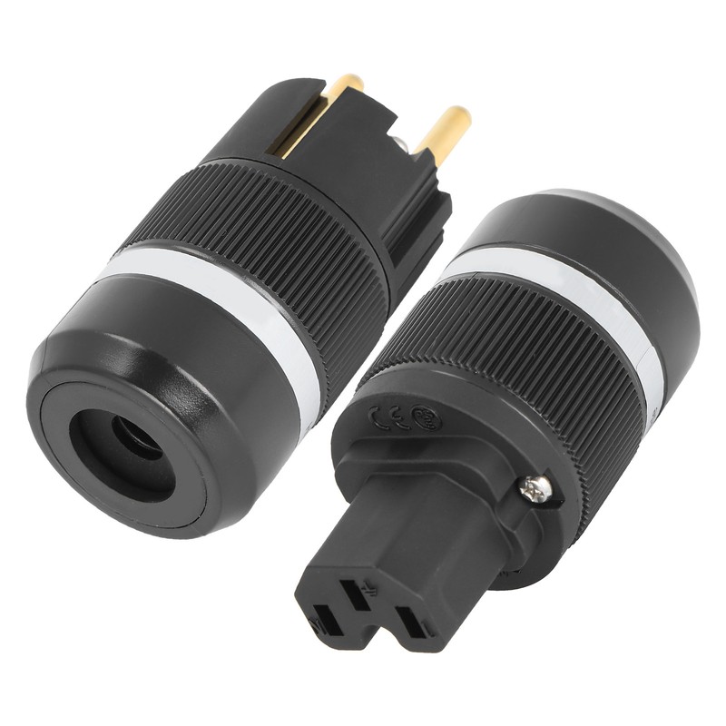 Monosaudio Pure Copper 24K GoldPlated Power Plug for Audio Power