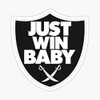 Just Win Baby Raider Sticker - Peel and Stick Easy to Remove - Sticker Graphic - Die Cut