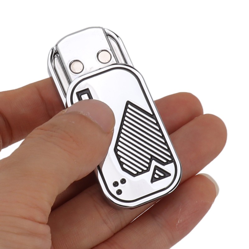 Metal ADHD 3 Layer Push Slider Toy Adult Office Travel