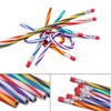 Hamiggaa 35 PCS Colorful Flexible Soft Bendable Pencil with Eraser,