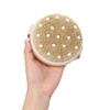 Cepillo Corporal Cerdas Naturales Cepillado Seco Exfoliación Profunda Drenaje Linfático