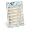 Knock Knock 1-Count Sh*t List Checklist Pad- Funny Notepads for