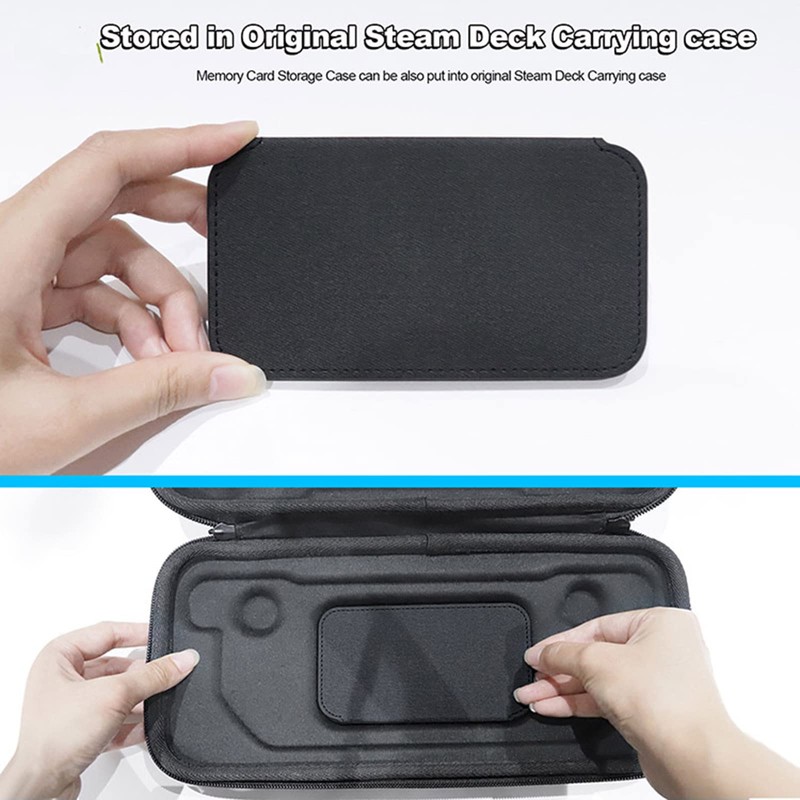 HUAYUWA Memory Cards Carrying Case Holder Compatible with Steam Deck
