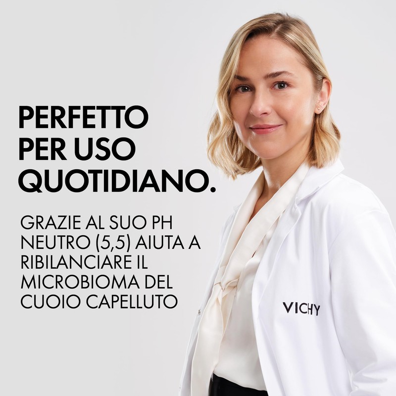 Vichy Dercos Anti-Dandruff K, Deep Cleansing Shampoo for Oily and