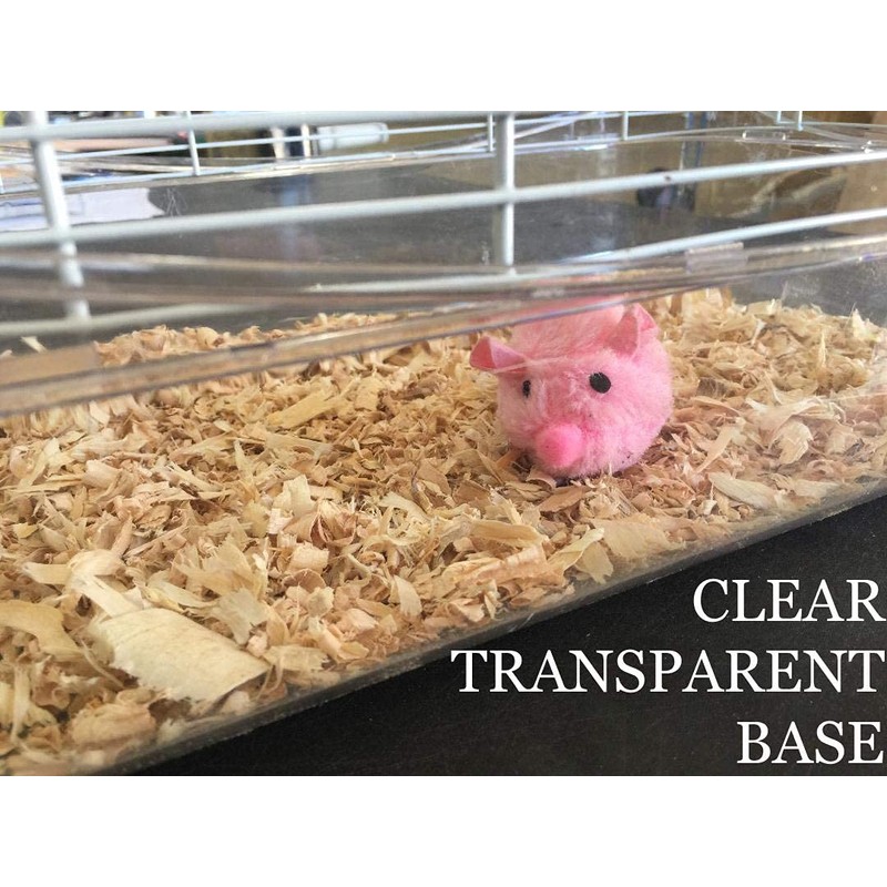 Acrylic 3-Solid Floor Levels Habitat Hamster Rodent Gerbil Mouse Mice