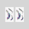 Oottati 2 Sheets Small Tiny Hand Temporary Tattoo Stickers Colorful