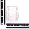 Francfranc Diamond Double Wall Glass, Pink