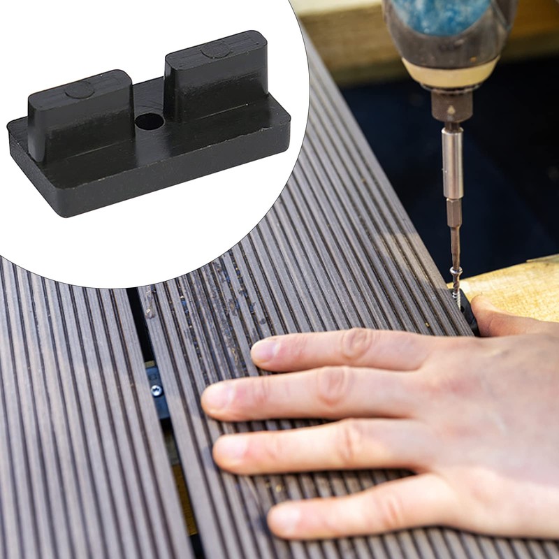 100 x WPC Clips, 8 mm Hidden Fixing Spacer Clip,