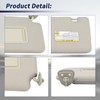 Magimaker Passenger Side Sun Visor Fit for Nissan Versa 2007