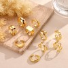 Inerney 10PCS Gold Stackable Rings Set for Women, 14K Gold
