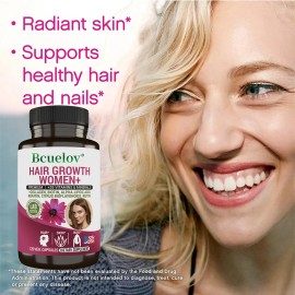 Suplemento Para El Crecimiento Del Cabello Femenino Sin Sabor