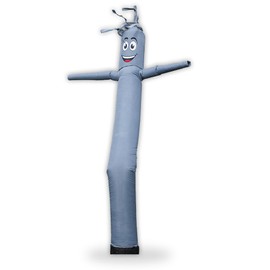 FFN Cool Gray 6' Foot Tall Inflatable Tube Man Replacement Body only - Air Powered Dancer - (Without Air Blower)