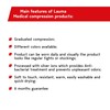 Lauma Medical, 23-32 mmHg Medical Compression Knee High Socks for