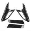 Rear Light Cover, Yctze 4 Pieces Carbon Fibre Style Rear