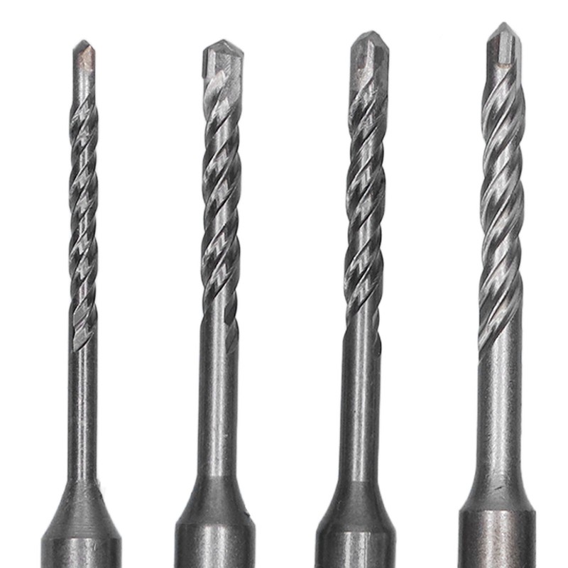Masonry Drill Bit Set Carbide Tip Rotary Hammer Tool for
