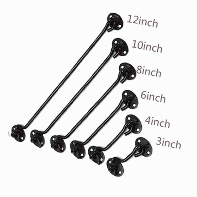 ExcInter Door Hold Open Black 3 inch Stainless Steel Cabin